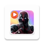 super heroes stickers android application logo